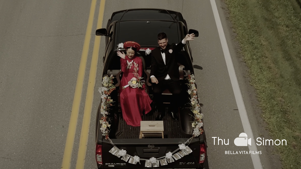 Montreal wedding videographer captures couple's wedding film at Montreal venue