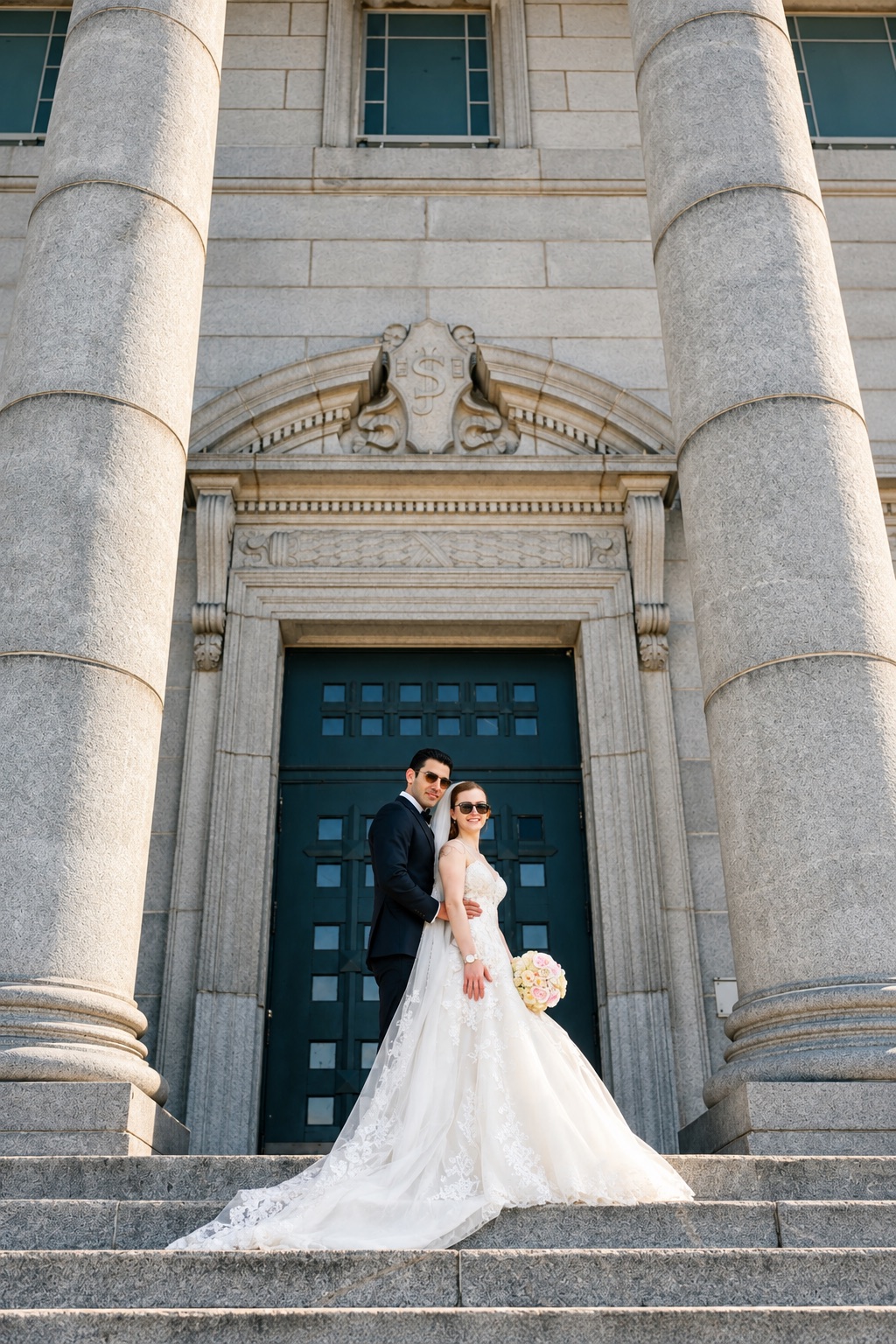 Jenna et Pouya à la grande entrée
