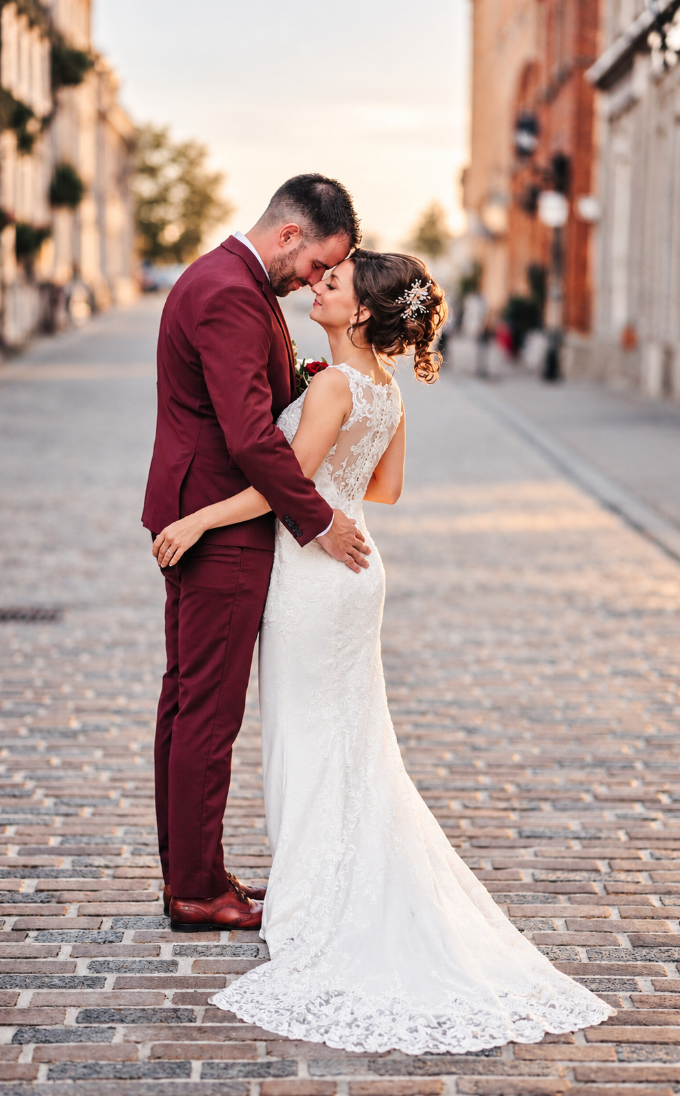 Kristine and Kenneth on an Old Montreal street